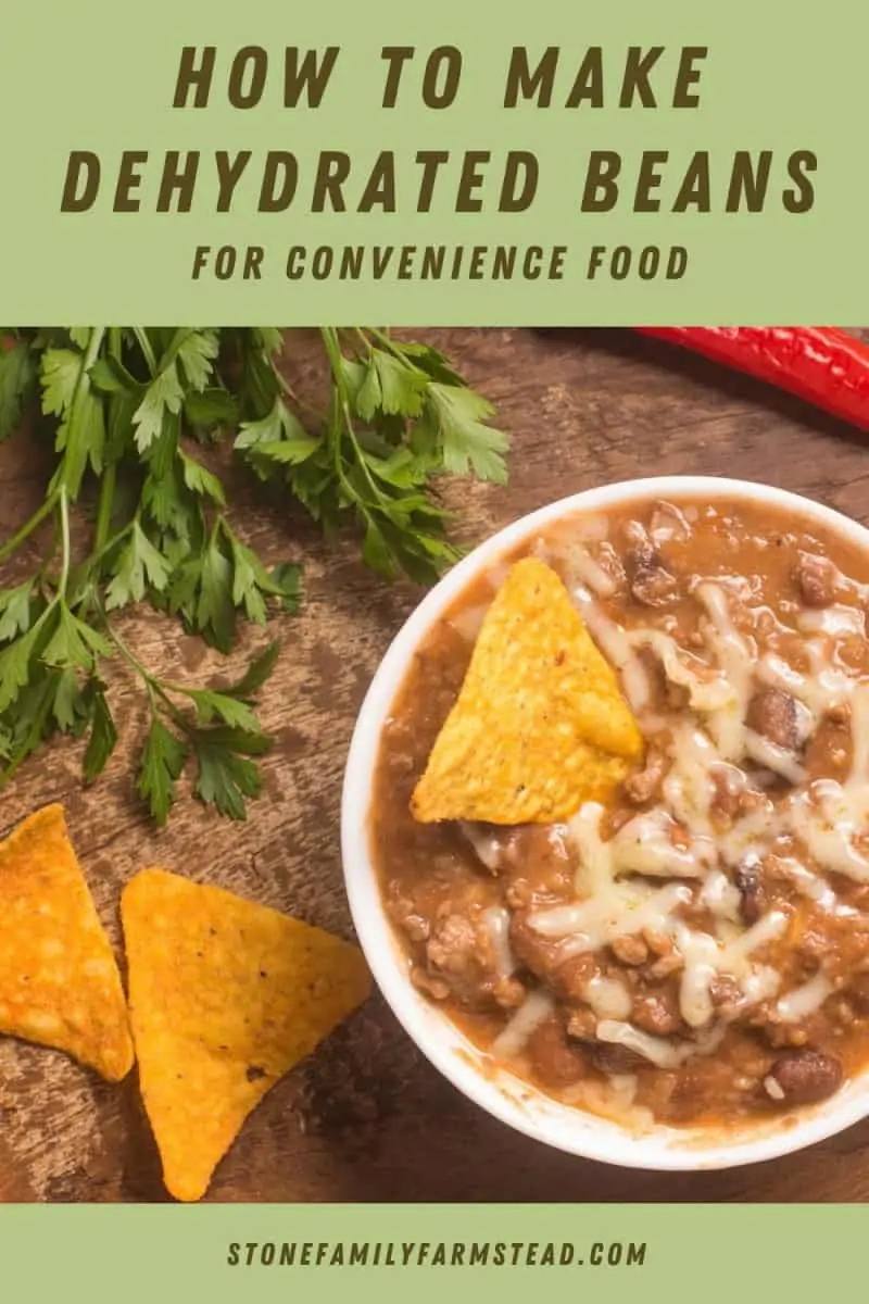 refried beans - How to Make Dehydrated Beans for Convenience Food - Stone Family Farmstead
